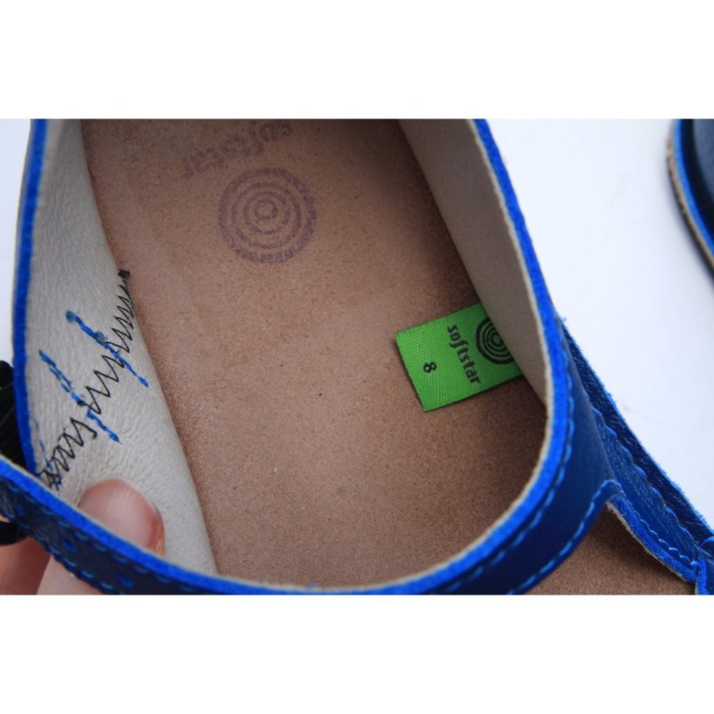 Soft Star softstar merry jane mary jane shoes CUSTOMIZED blue sz u 8 = us 8.5-9 - Picture 14 of 14